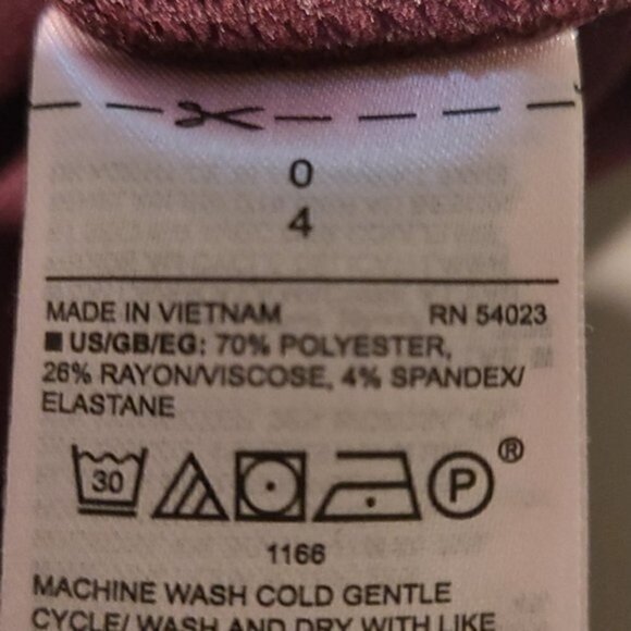 [Gap] Long Sleeve Fitted Dress - Size 0 - Picture 7 of 8